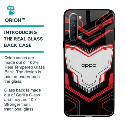 Quantum Suit Glass Case For Oppo Reno 3
