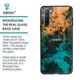 Watercolor Wave Glass Case for Oppo Reno 3