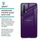 Dark Purple Glass Case for Oppo Reno 3