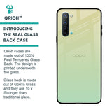 Mint Green Gradient Glass Case for Oppo Reno 3