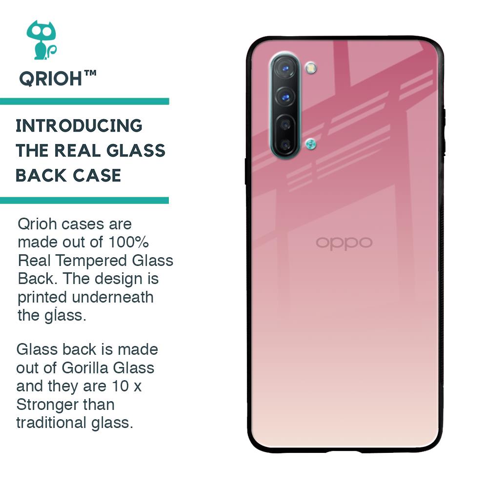Blooming Pink Glass Case for Oppo Reno 3