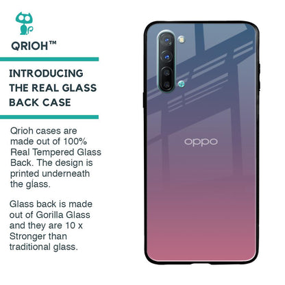 Pastel Gradient Glass Case for Oppo Reno 3