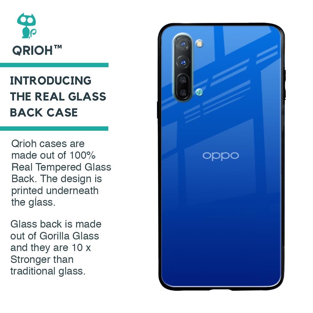 Egyptian Blue Glass Case for Oppo Reno 3