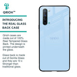 Pastel Sky Blue Glass Case for Oppo Reno 3