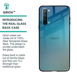 Sea Theme Gradient Glass Case for Oppo Reno 3
