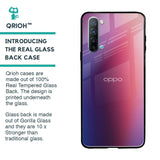 Multi Shaded Gradient Glass Case for Oppo Reno 3