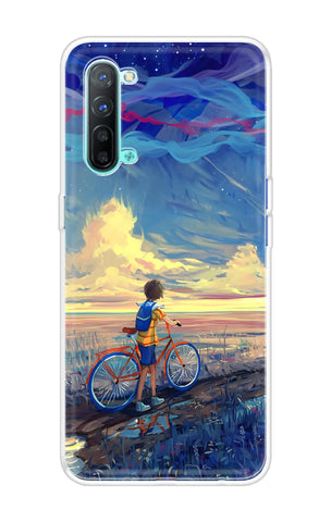Riding Bicycle to Dreamland Oppo Reno 3 Back Cover