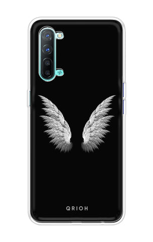 White Angel Wings Oppo Reno 3 Back Cover