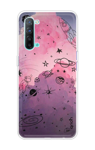 Space Doodles Art Oppo Reno 3 Back Cover