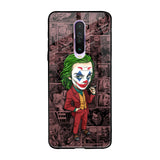 Joker Cartoon Poco X2 Glass Back Cover Online