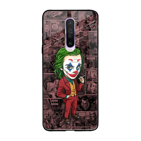 Joker Cartoon Poco X2 Glass Back Cover Online