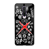 Red Zone Poco X2 Glass Back Cover Online