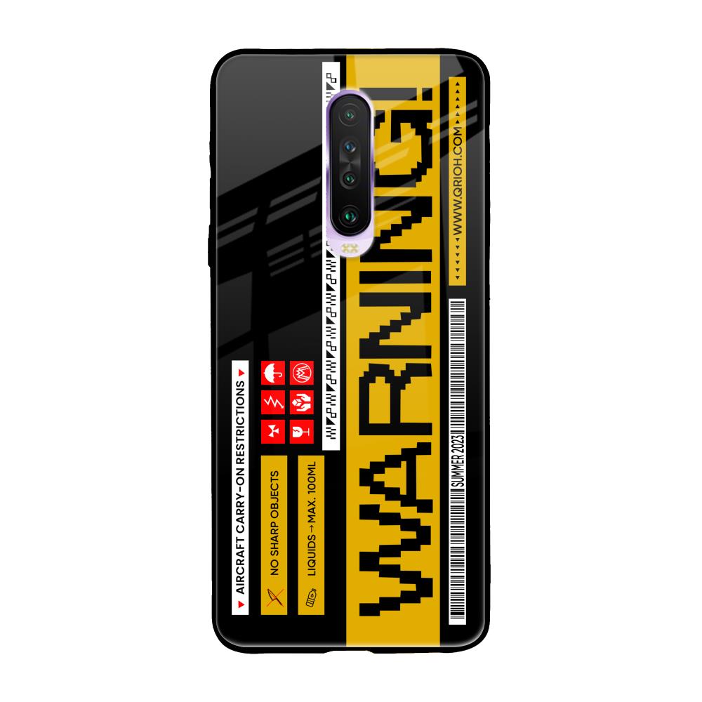 Aircraft Warning Poco X2 Glass Back Cover Online