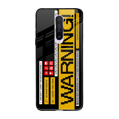 Aircraft Warning Poco X2 Glass Back Cover Online