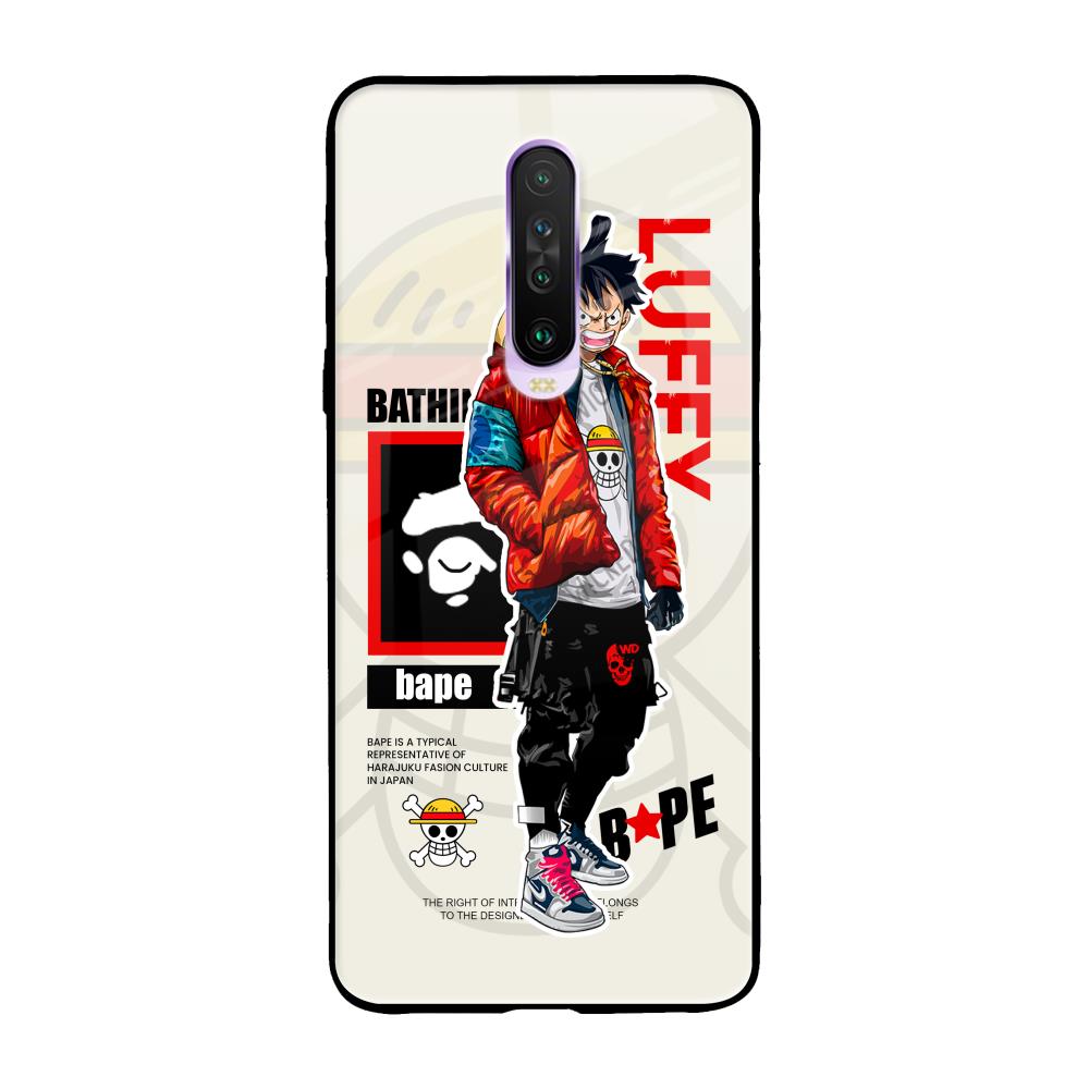 Bape Luffy Poco X2 Glass Back Cover Online
