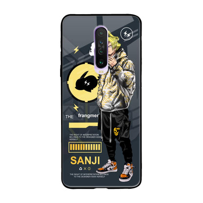 Cool Sanji Poco X2 Glass Back Cover Online