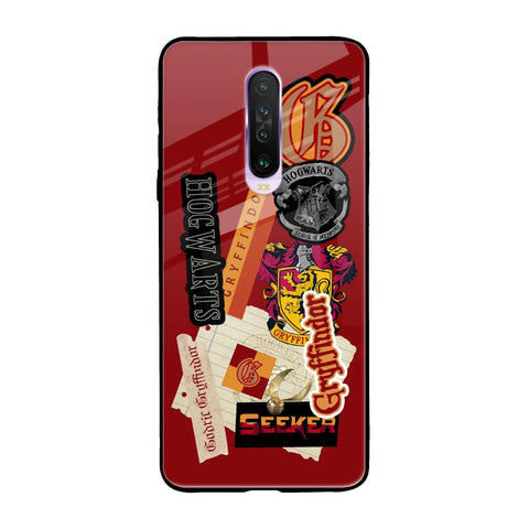 Gryffindor Poco X2 Glass Back Cover Online