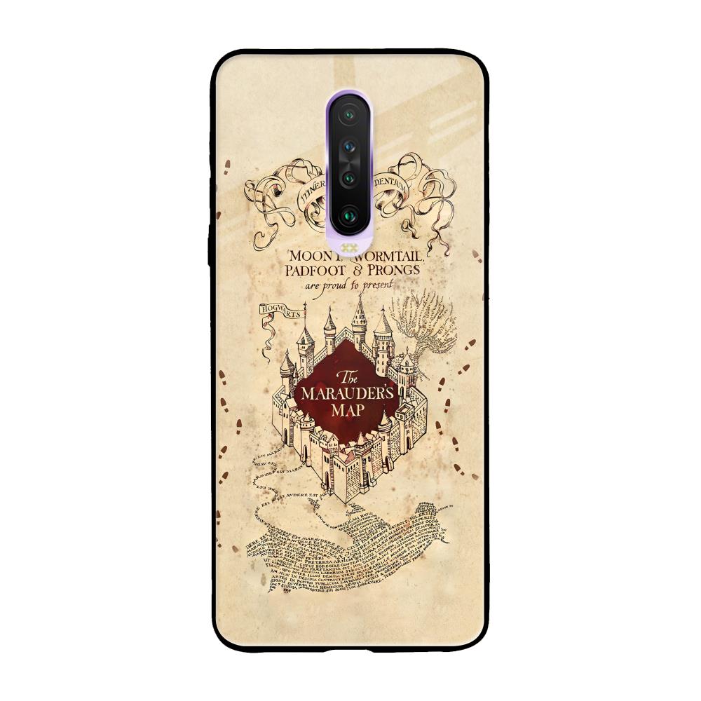 Magical Map Poco X2 Glass Back Cover Online