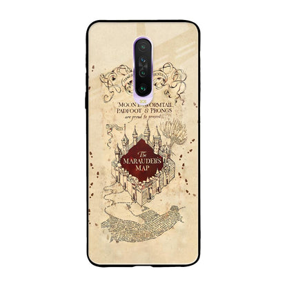 Magical Map Poco X2 Glass Back Cover Online