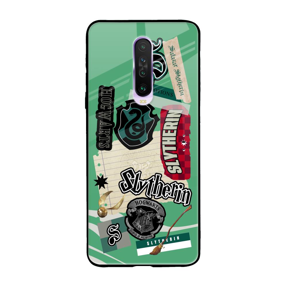 Slytherin Poco X2 Glass Back Cover Online