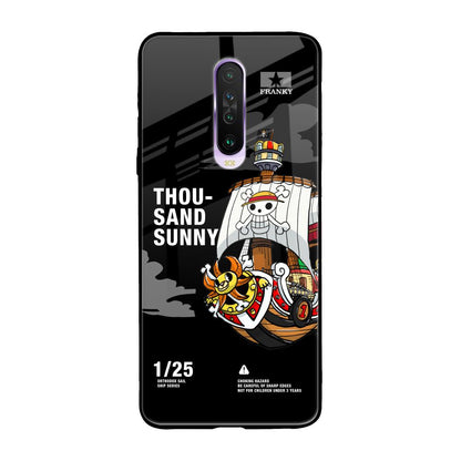 Thousand Sunny Poco X2 Glass Back Cover Online