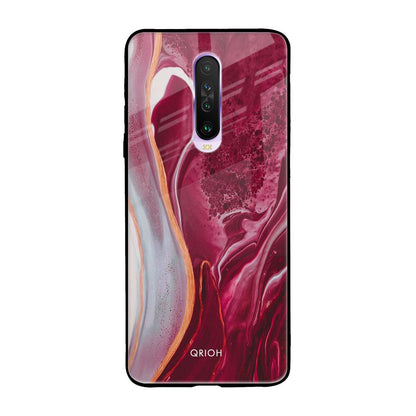 Crimson Ruby Poco X2 Glass Back Cover Online