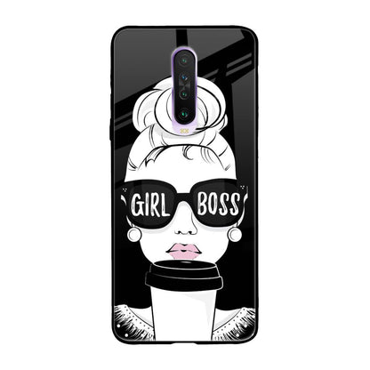 Girl Boss Poco X2 Glass Back Cover Online