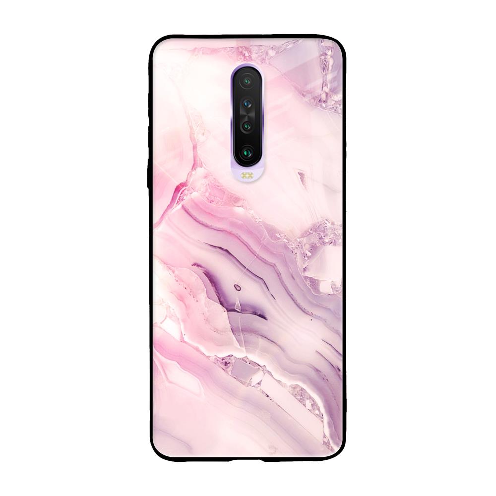 Diamond Pink Gradient Poco X2 Glass Back Cover Online