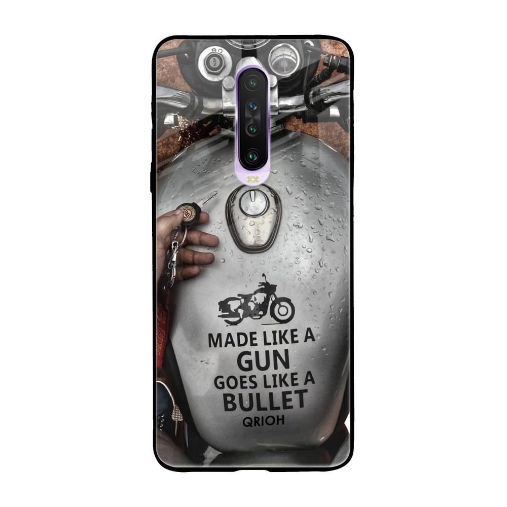 Royal Bike Poco X2 Glass Back Cover Online