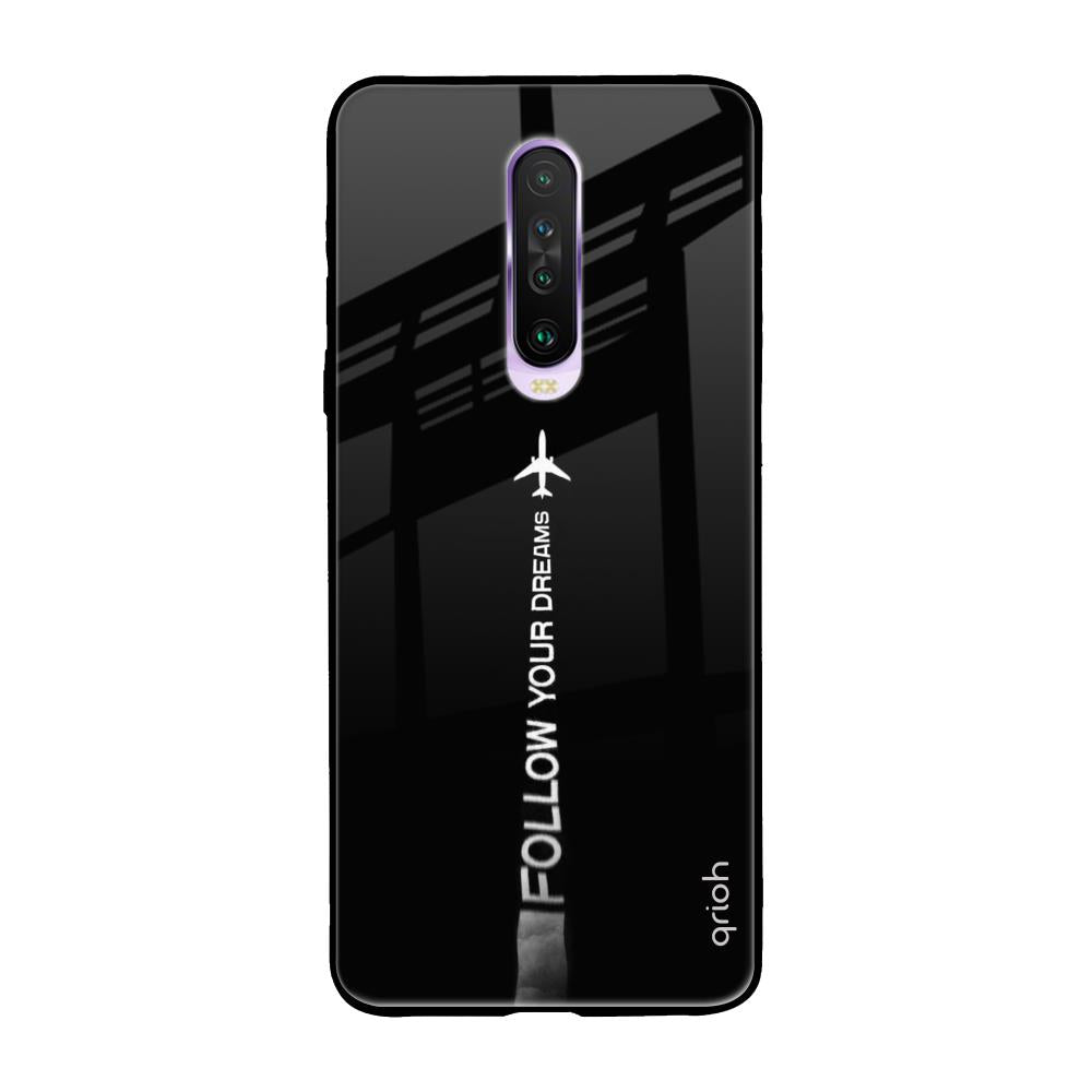 Follow Your Dreams Poco X2 Glass Back Cover Online