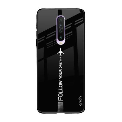 Follow Your Dreams Poco X2 Glass Back Cover Online