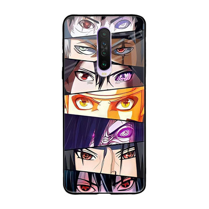 Anime Eyes Poco X2 Glass Back Cover Online