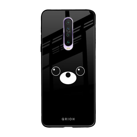 Cute Bear Poco X2 Glass Back Cover Online