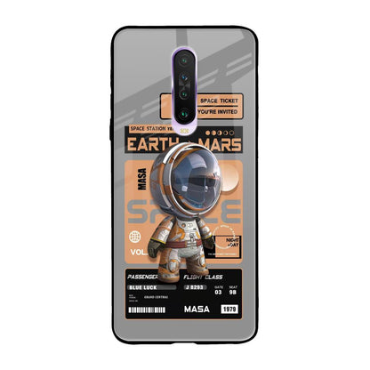 Space Ticket Poco X2 Glass Back Cover Online