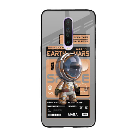 Space Ticket Poco X2 Glass Back Cover Online