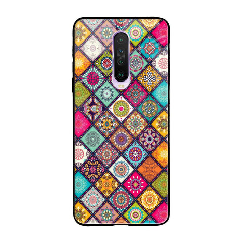 Multicolor Mandala Poco X2 Glass Back Cover Online