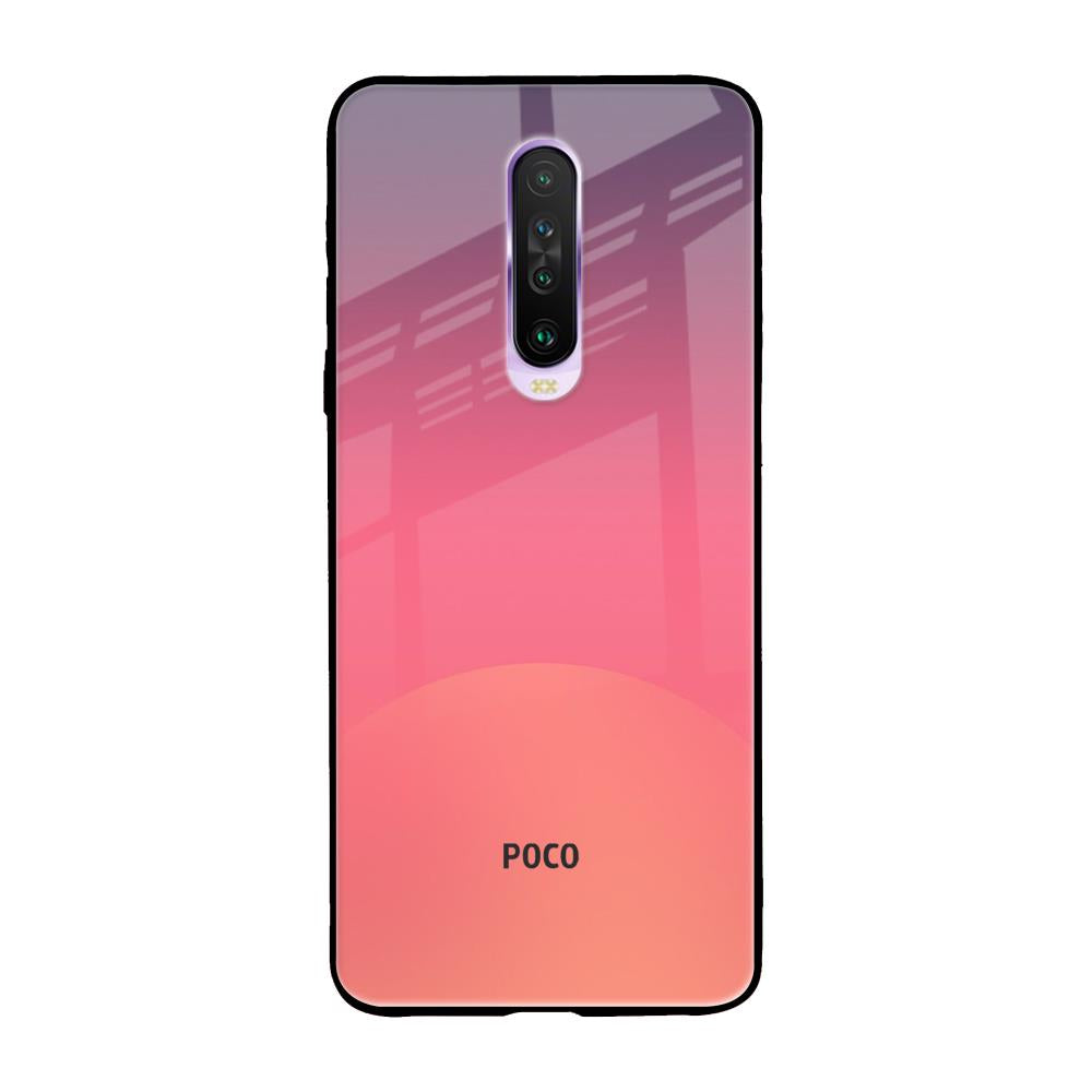 Sunset Orange Poco X2 Glass Cases & Covers Online