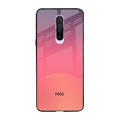 Sunset Orange Poco X2 Glass Cases & Covers Online