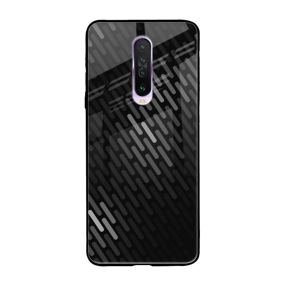 Dark Abstract Pattern Poco X2 Glass Cases & Covers Online