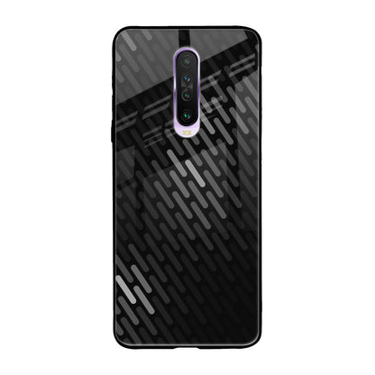 Dark Abstract Pattern Poco X2 Glass Cases & Covers Online