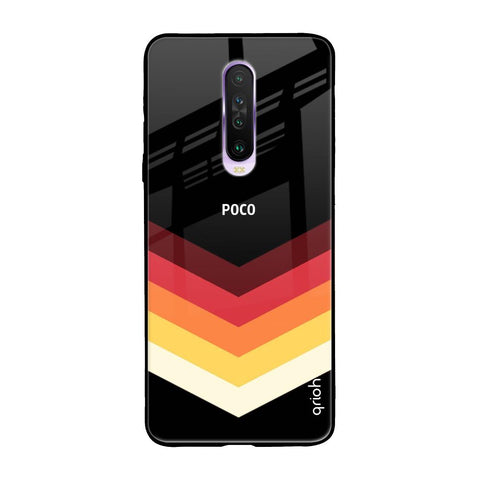 Abstract Arrow Pattern Poco X2 Glass Cases & Covers Online