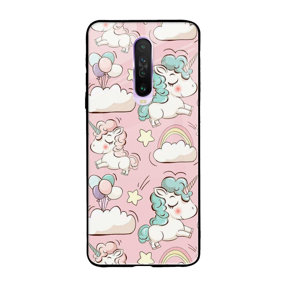 Balloon Unicorn Poco X2 Glass Cases & Covers Online