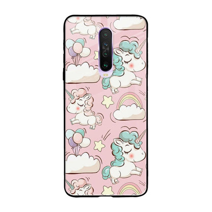 Balloon Unicorn Poco X2 Glass Cases & Covers Online