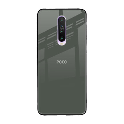 Charcoal Poco X2 Glass Back Cover Online
