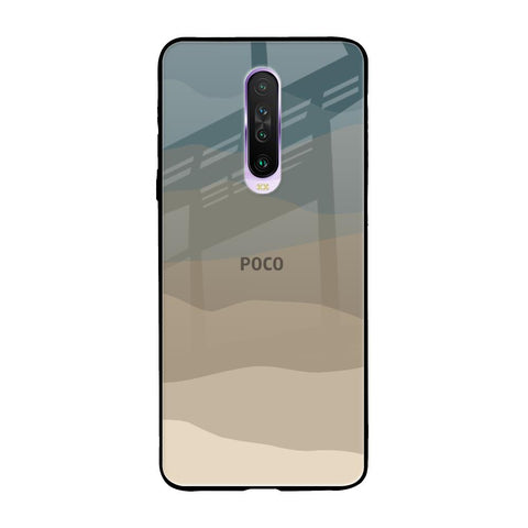 Abstract Mountain Pattern Poco X2 Glass Back Cover Online