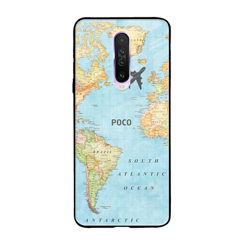 Fly Around The World Poco X2 Glass Back Cover Online