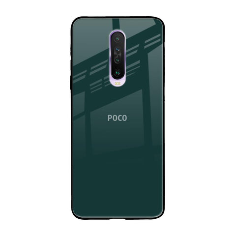 Olive Poco X2 Glass Back Cover Online