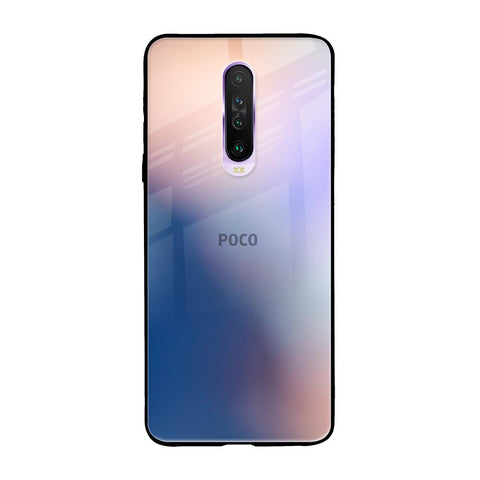 Blue Mauve Gradient Poco X2 Glass Back Cover Online