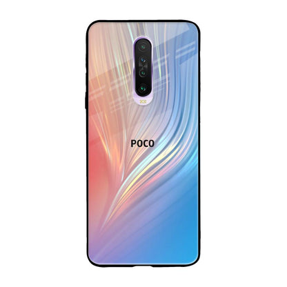 Mystic Aurora Poco X2 Glass Back Cover Online