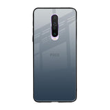 Smokey Grey Color Poco X2 Glass Back Cover Online